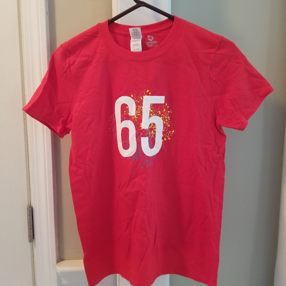 65th BIRTHDAY T SHIRT SZ SMALL